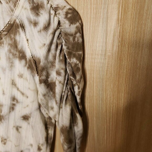 Est. 1946 Womens Knit Green Tie Dye Short Sleeve Top Small - Picture 4 of 7